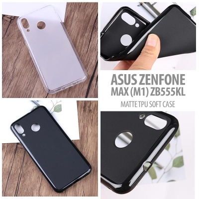 ^ Asus Zenfone Max M1 ZB555KL - Matte TPU Soft Case }