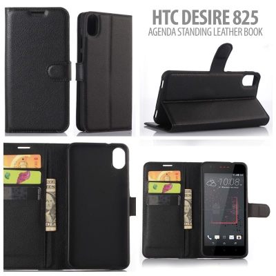 * HTC Desire 825 - Agenda Standing Leather Book }