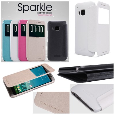 $ HTC One M9 - Nillkin Sparkle Leather Case