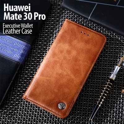 Huawei Mate 30 Pro - Executive Wallet Leather Flip Case
