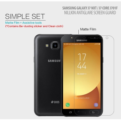 ^ Samsung Galaxy J7 NXT / J7 Core J701F - Nillkin Antiglare Screen Guard }