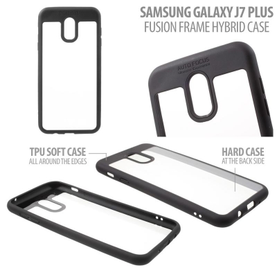 * Samsung Galaxy J7 Plus / C8 - Fusion Frame Hybrid Case }