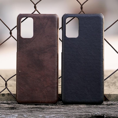 Samsung Galaxy S20 Plus - Leather Covered Hard Case