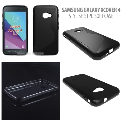 ^ Samsung Galaxy XCover 4 - Stylish STPU Soft Case }