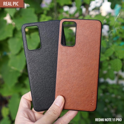 Xiaomi Redmi Note 11 Pro - AIORIA Leather Texture Hybrid Case