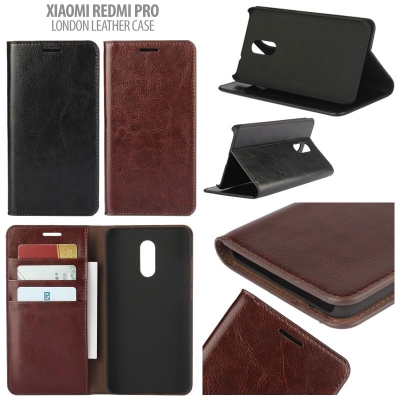 * Xiaomi Redmi Pro - London Style Leather Case