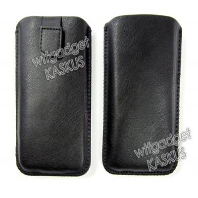 * Pulltab Smooth Leather Pouch 4.7inch (i9300)