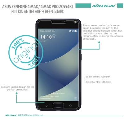 ^ Asus Zenfone 4 Max Pro / Zenfone 4 Max ZC554KL - Nillkin Antiglare Screen Guard }