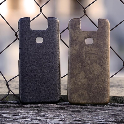Asus Zenfone 6 2019 ZS630KL - Leather Covered Hard Case