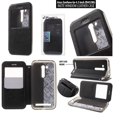 * Asus Zenfone Go 4.5 inch ZB452KG  2016 - Inote Window Leather Case