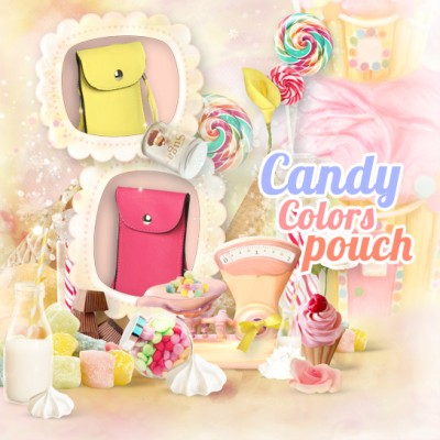 * Candy Color Pouch - Simple Pouch With Chain Strap 4.7inch (Z5 Compact)