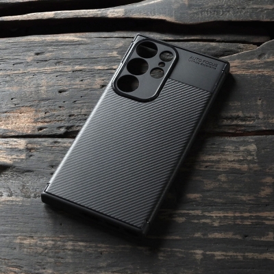 Samsung Galaxy S23 Ultra - AUTOFOCUS Carbon Fiber Soft Case