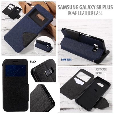^ Samsung Galaxy S8 Plus - Roar Window Leather Case