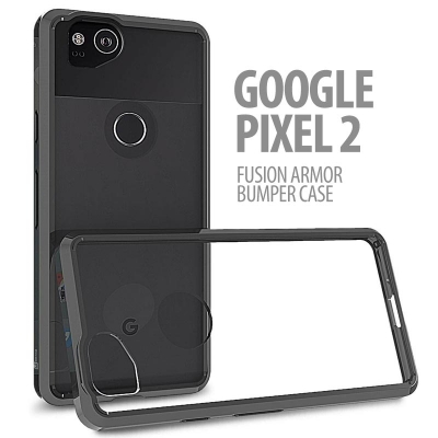 ^ Google Pixel 2 - Fusion Armor Bumper Case