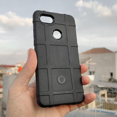 Google Pixel 3 XL - Rugged Shield Armor TPU Soft Case