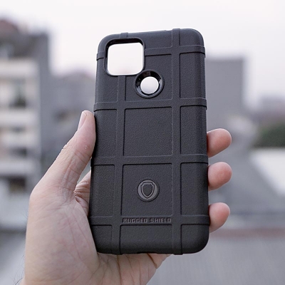 Google Pixel 4A 5G - Rugged Shield Armor TPU Soft Case
