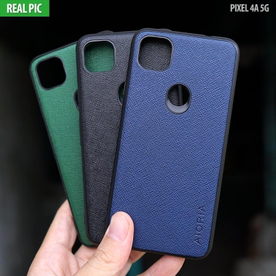 Google Pixel 4a 5G - AIORIA Canvas Texture Hybrid Case