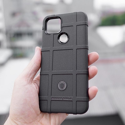 Google Pixel 5A 5G - Rugged Shield Armor TPU Soft Case