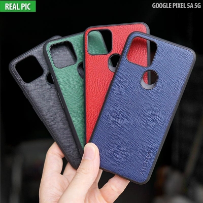 Google Pixel 5A 5G - AIORIA Canvas Texture Hybrid Case