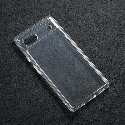 Google Pixel 6A - Clear Rugged Armor TPU Soft Case