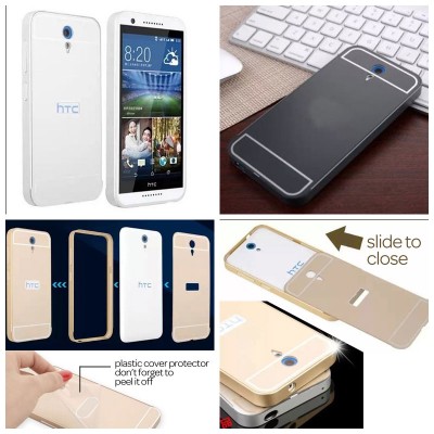 ^NR HTC Desire 620 - Metal Slide Hard Case