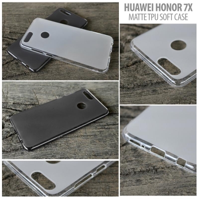 ^ Huawei Honor 7X - Matte TPU Soft Case }