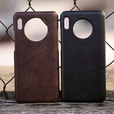 Huawei Mate 30 - Leather Covered Hard Case