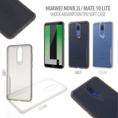 * Huawei Nova 2i - Mate 10 Lite - Shock Absorption TPU Soft Case