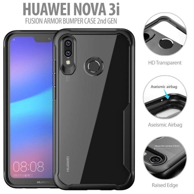 ^ Huawei Nova 3i - Fusion Armor Bumper Case 2nd Gen