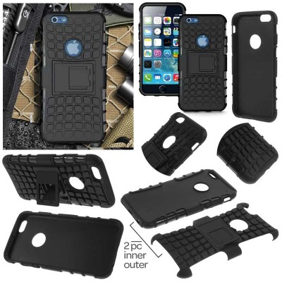 ^ iPhone 6 / iPhone 6S - Heavy Duty Rugged Armor Stand Case