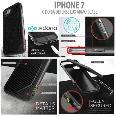 [HRX] iPhone 7 / Iphone 8 - Original X-Doria Defense Lux Armor Case