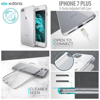 [HRX] Iphone 7 Plus 8 Plus - Original X-Doria Gel Jacket Soft Case