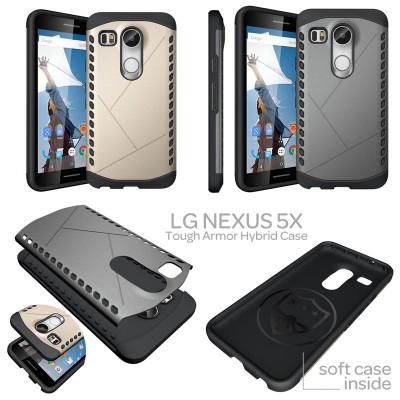 * LG Nexus 5X - Stitches Hybrid Armor Case