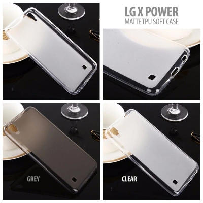 ^  LG X Power - Matte TPU Soft Case }