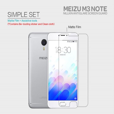 ^ Meizu M3 Note - Nillkin Antiglare Screen Guard }
