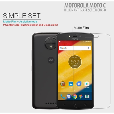 ^ Motorola Moto C - Nillkin Antiglare Screen Guard }