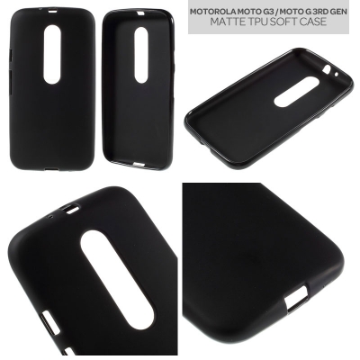* Motorola Moto G 3rd Gen / Moto G3 - Matte TPU Soft Case }