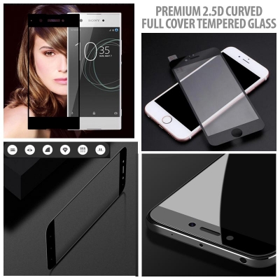 ^ Motorola Moto M - Premium 2.5D Full Cover Tempered Glass