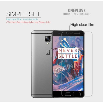 ^ Oneplus 3 - Nillkin Clear Screen Guard }
