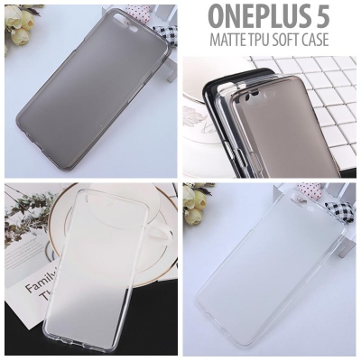 ^ Oneplus 5 - Matte TPU Soft Case }
