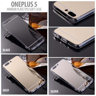 * Oneplus 5 - Mirror Plated TPU Soft Case }