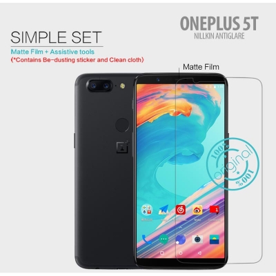 ^ Oneplus 5T - Nillkin Antiglare Screen Guard }