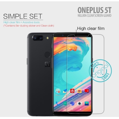^ Oneplus 5T - Nillkin Clear Screen Guard }