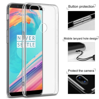 Oneplus 5T - Simple Crystal Clear Hard Case