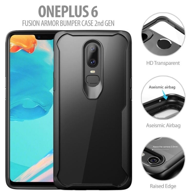 ^ Oneplus 6 - Fusion Armor Bumper Case 2nd Gen
