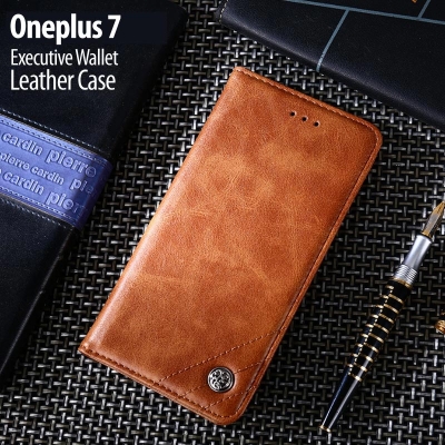 ^ Oneplus 7 - Executive Wallet Leather Case