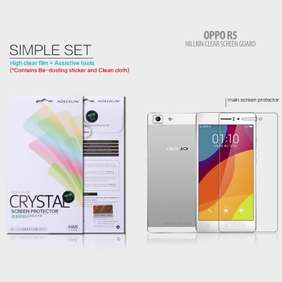 ^ Oppo R5 - Nillkin Clear Screen Guard