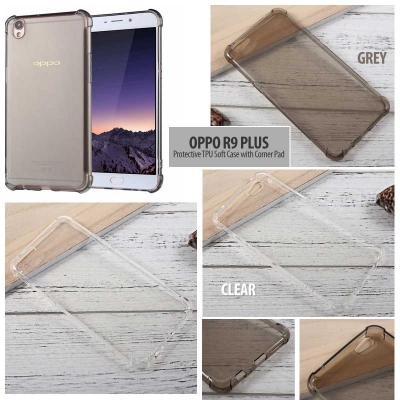* Oppo R9 Plus - Protective TPU Soft Case with Corner Pad