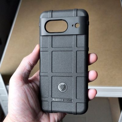Google Pixel 8 - Rugged Shield Armor TPU Soft Case