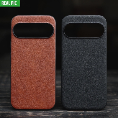 Google Pixel 9 - Pixel 9 Pro - AIORIA Leather Texture Hybrid Case